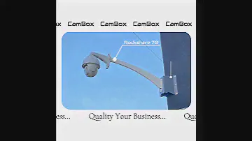 CamBox Corner Mount Speed dome Cr-136 And Rockshare Bracket By CamBox