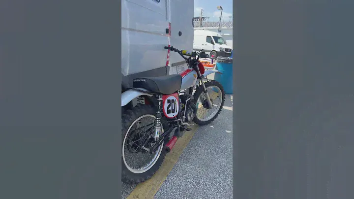 (1975 Honda CR 125)(vintage, motocross Daytona)(bike week 2023 Daytona)