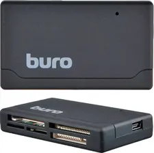 Внешний картридер BURO BU-CR-171, черный