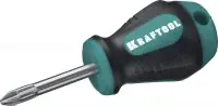 Отвертка KRAFTOOL "EXPERT", Cr-Mo-V сталь, двухкомпонентная противоскользящая рукоятка, PH, №2x38мм Kraftool