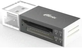 Кардридер Ritmix CR-2042 Black-0