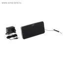 Часы радиобудильник MAX CR-2909, AM/FM, два будильника, дисплей 1.8", черно-серебристые