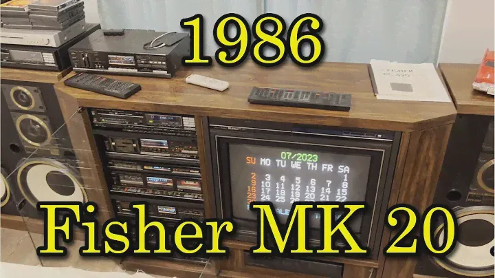 Fisher Video Tech Mark 20 Audio/Video System 1986