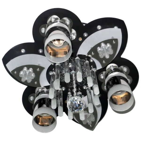 Потолочный светильник ЭкономСвет 70015/3CR+BK RC RBPLED-0