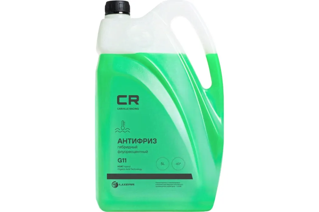Антифриз CR G11 зеленый флуоресцентный 5л