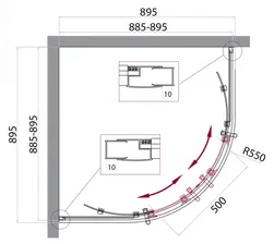 Душевой уголок BelBagno Uno-195 UNO-195-R-2-90-C-Cr 90x90