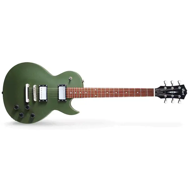 Cort CR-150 6-String Electric Guitar - Olive Drab Satin