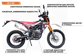 REGULMOTO CR-Z 300 Мотоцикл, Эндуро, 300 см³ / 25 л.с.