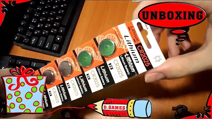 Батарейки CR2025 (Lithium \ литиевые) от YCDC. Unboxing.