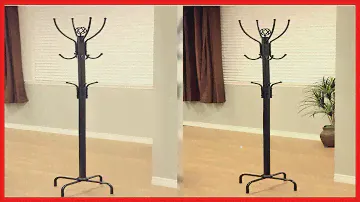 Great product -  Frenchi Home Furnishing CR002 Coat Rack, 12 Hook, Black