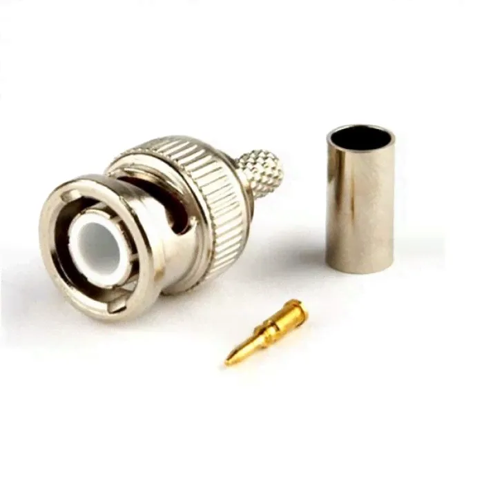Коннектор BNC RG-58 Hyperline CON-BNC-M-RG58-CR, обжимной-0