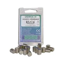 Сплав Ugirex III (1кг=2 упаковки по 500г) для керамики, Ni(62%), Cr(26%), Mo(9.4%)