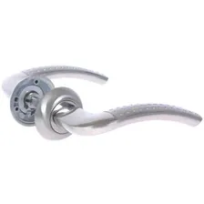Ручки дверные Avers H-14026-A-NIS/CR (Кв.130мм) (B2B)
