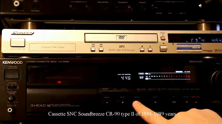 SNC SoundBreeze CR-90 cassette of 1988-1989 years - testing (тест кассеты)