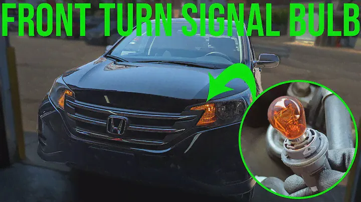 How to Replace Front Turn Signal Bulb - Honda CR-V (2012-2016)