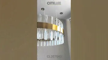 Citilux Рианна CL337043 LED Люстра хрустальная с пультом