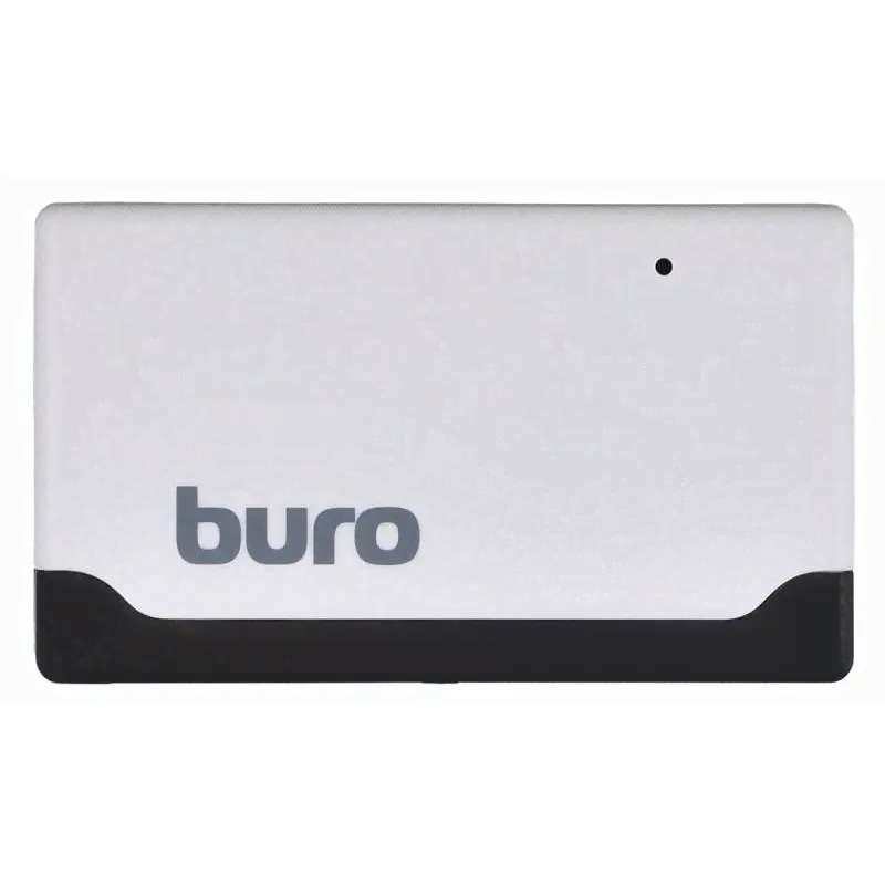 Картридер внешний Buro BU-CR-2102 белый USB2.0 CF/SD/microSD/MS/MMC-0