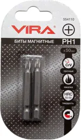 Бита магнитная CR-V PH1x50мм 2шт. VIRA (554110)