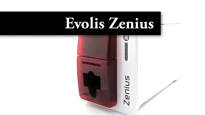 Evolis Zenius Classic line Fire Red Card Printer - USB - ZN1U0000RS