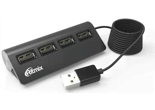 USB-концентратор Ritmix Black (CR-2405)-0