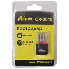 Картридер Ritmix CR-2010 (MicroSD-USB2.0)