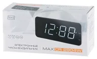Радиобудильник Max CR-2904W серебристый / черный