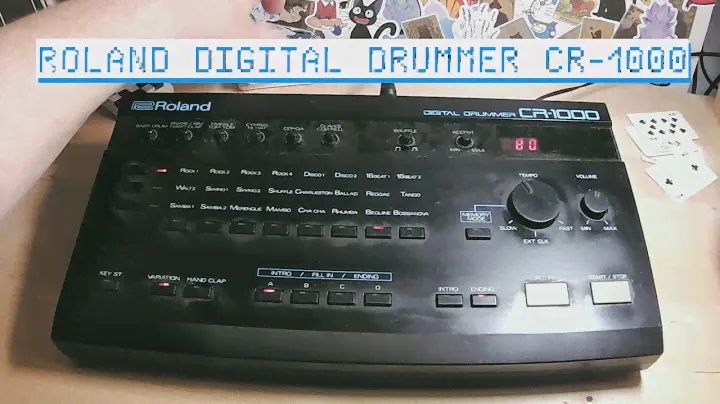 SOUND BLAST FROM THE PAST: Roland CR-1000