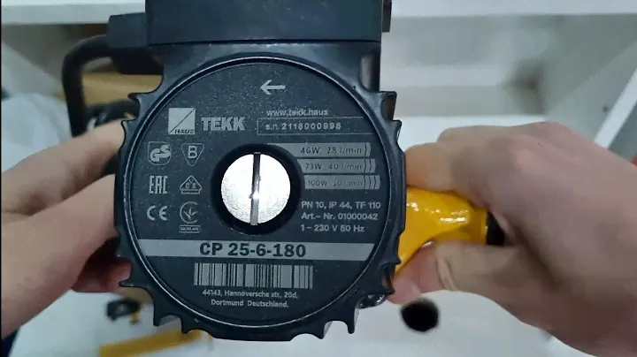 Насос циркуляционный Tekk Haus CP 25-6-180 для отопления и систем теплого пола. Обзор и распаковка
