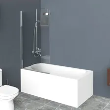Душевая шторка на ванну BelBagno UNO-V-1-80/150-C-Cr Прозрачное