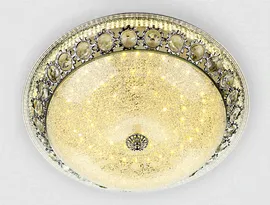 Светильник потолочный LED 1110/500 CR 90W 2000-6000K 510х510х120мм ПДУ хром LED4U арт. 1110/500 CR