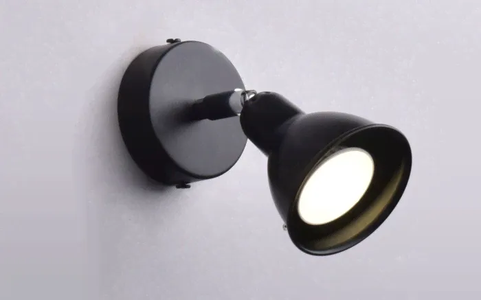 Светильник РОССвет Велес РС21490 BK+CR/1W-0
