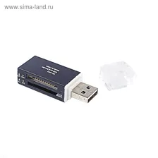Картридер RITMIX CR-2042 black, SD/microSD/MS/M2
