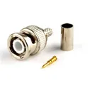 Коннектор BNC RG-58 Hyperline CON-BNC-M-RG58-CR, обжимной