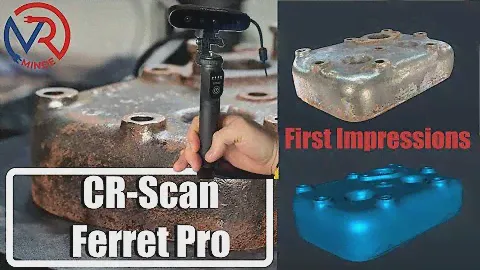 Cr-scan Ferret Pro 3D scanner. First Impressions