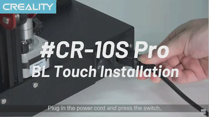 Creality CR-10S Pro BL Touch installation Tourial