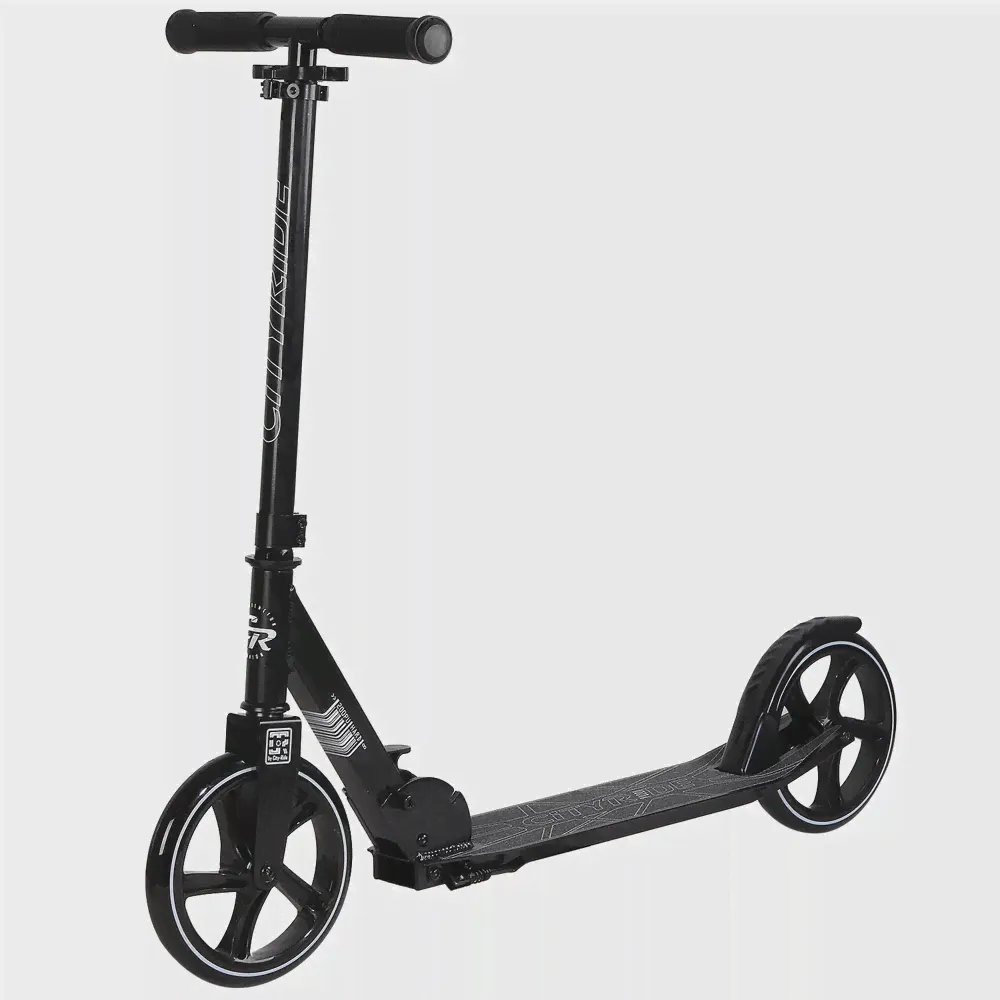 Двухколесный самокат City-Ride CR-S2-01ED Черный