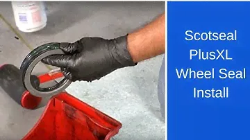Установка уплотнения колеса SKF Scotseal PlusXL
