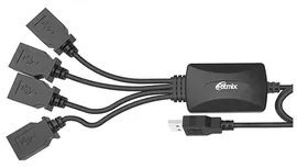 Scythe Разветвитель USB (USB хаб) Ritmix CR-2405 black картридеры и usb-хабы