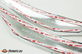 Хром накладки передних фар для Honda CR-V 4 2012-2014