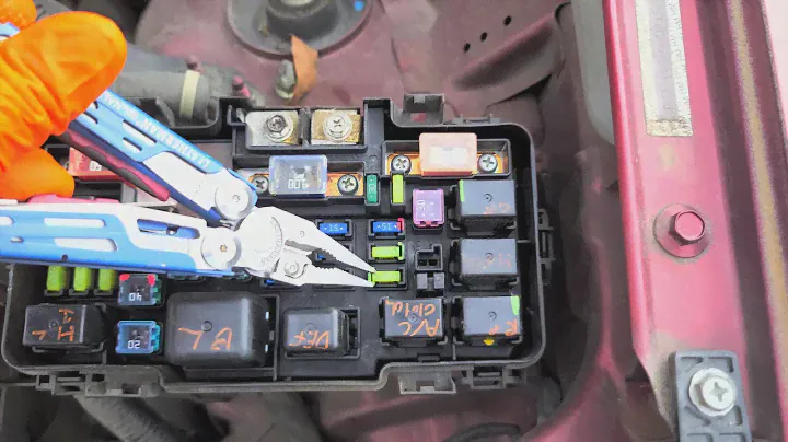 2006 Honda CRV Radiator Cooling Fan Fuses & Relays