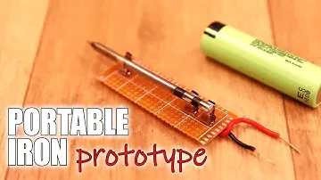 Battery Portable Soldering Iron | Power, Tests, Thermocouple, Amplifier