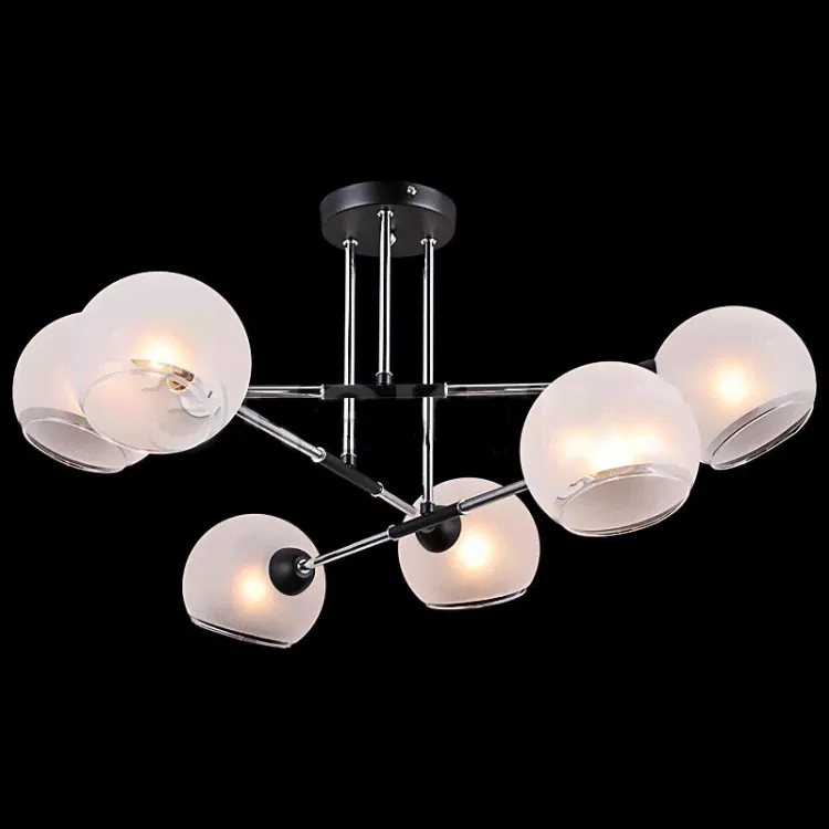 Люстра SNEHA (ILLUMICO) IL9900-6CSQ-79 CR BK-0
