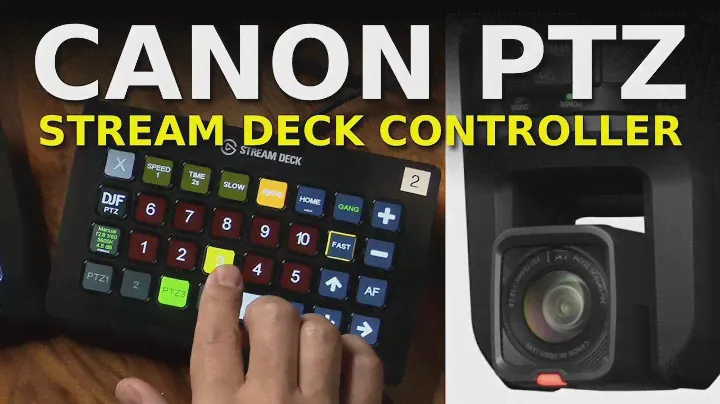 Управление декой Canon PTZ Stream!