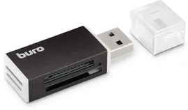 Внешний картридер BURO BU-CR-3104, черный