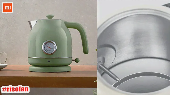 Xiaomi MIJIA Qcooker Retro Electric Kettle Temperature Control 1.7l Large Capacity Watch.