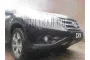 HONDA CR-V (2.4) 2012-2015г.в. (IV) - Защита радиатора СТАНДАРТ