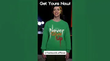 Never Give Up! Inspiring T-Shirt by Teebox