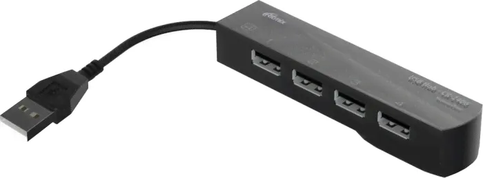 USB разветвитель Ritmix CR-2406 (USB2.0, 4 порта)-0