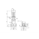Вертикальный многоступенчатый насос Grundfos CR 1-4 A-FGJ-A-E-HQQE