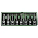Торцовые головки KRAFTOOL "INDUSTRIE QUALITAT" ударные в наборе, (1/2"), Cr-Mo, фосфат., TORX, T27-T70, 8 шт. Kraftool